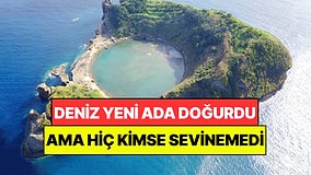 Sular Gidince Kardeş Ülkenin Denizi Yeni Ada Doğurdu: Herkesi Endişelendirdi