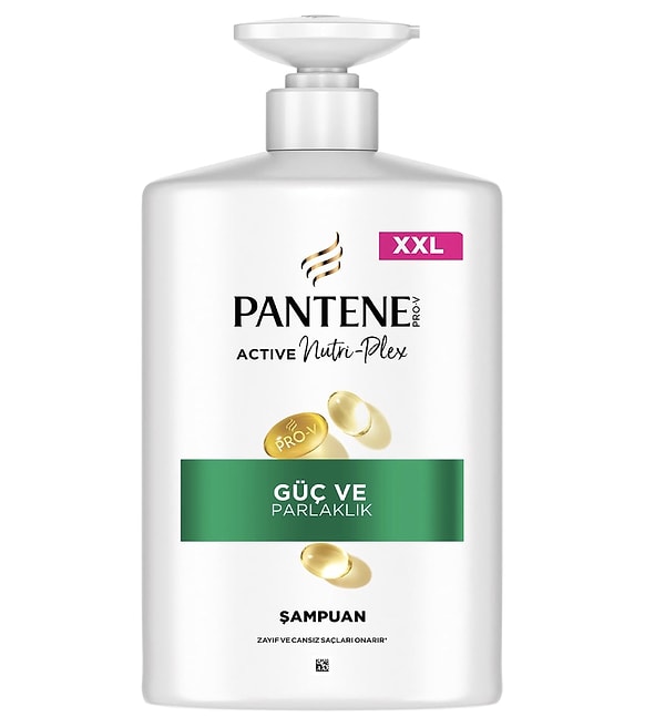 Pantene Güç ve Parlaklık şampuan 800 ml son 90 günün en düşüğü net 179,00 TL!