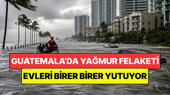 Yağmur Yüzünden Ülkenin Toprakları Çökmeye Başladı: Evleri Tek Tek Yutuyor