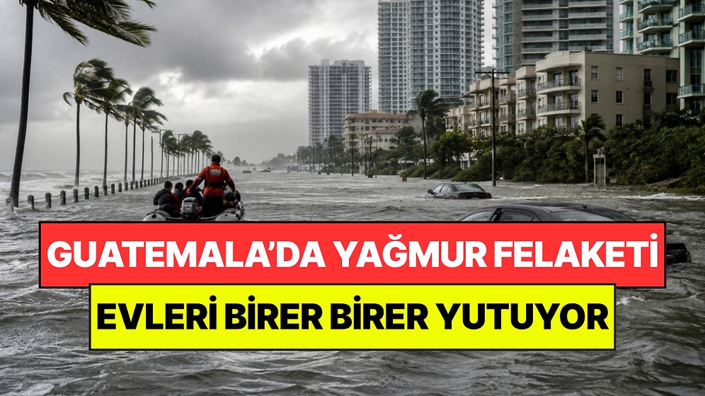 Yağmur Yüzünden Ülkenin Toprakları Çökmeye Başladı: Evleri Tek Tek Yutuyor