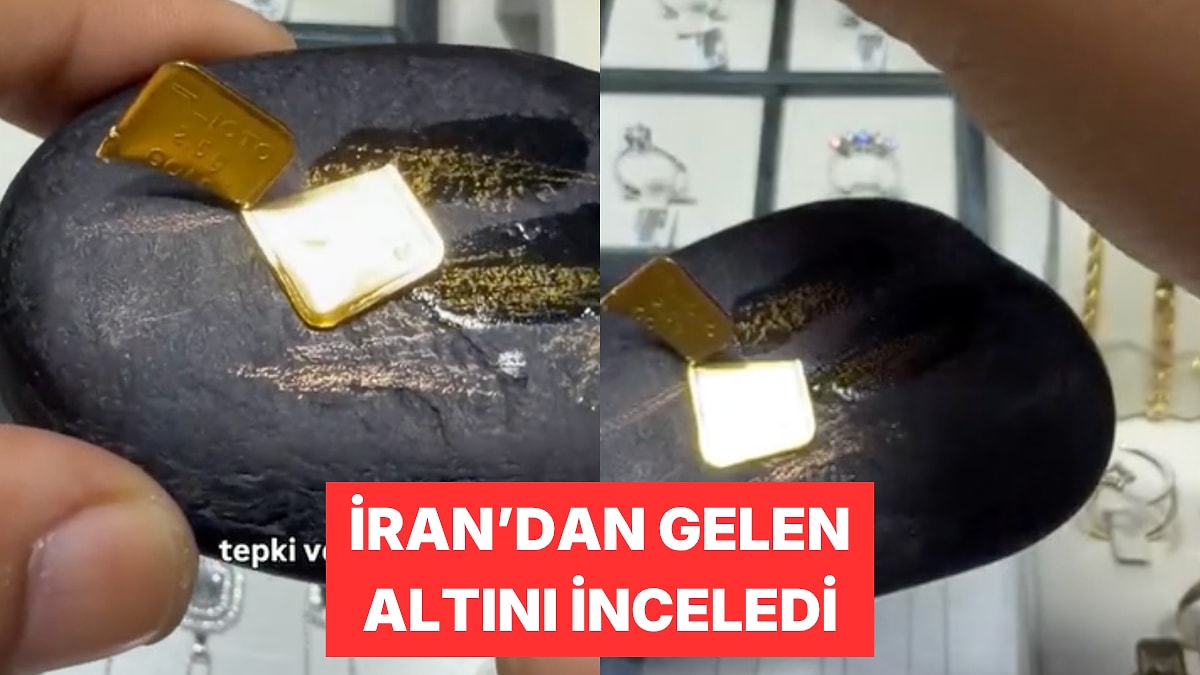 Bir Kuyumcu Yurt Dışından Gelen Altının Sahte Olup Olmadığını Test Etti