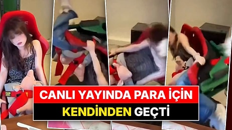 Çinli Yayıncı İzleyicilerine 'Beni Döndür' Seçeneği Sundu: Koltuğuyla Birlikte Neredeyse Durmadan Döndürüldü