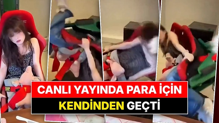 Çinli Yayıncı İzleyicilerine 'Beni Döndür' Seçeneği Sundu: Koltuğuyla Birlikte Neredeyse Durmadan Döndürüldü