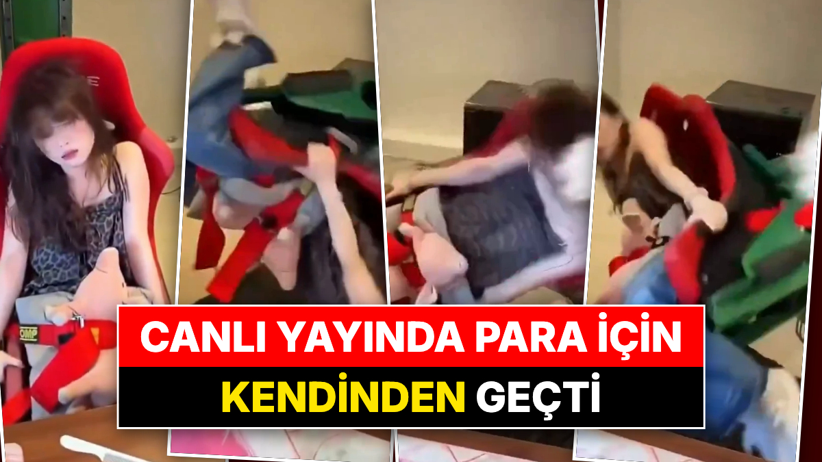 Çinli Yayıncı İzleyicilerine 'Beni Döndür' Seçeneği Sundu: Koltuğuyla Birlikte Neredeyse Durmadan Döndürüldü