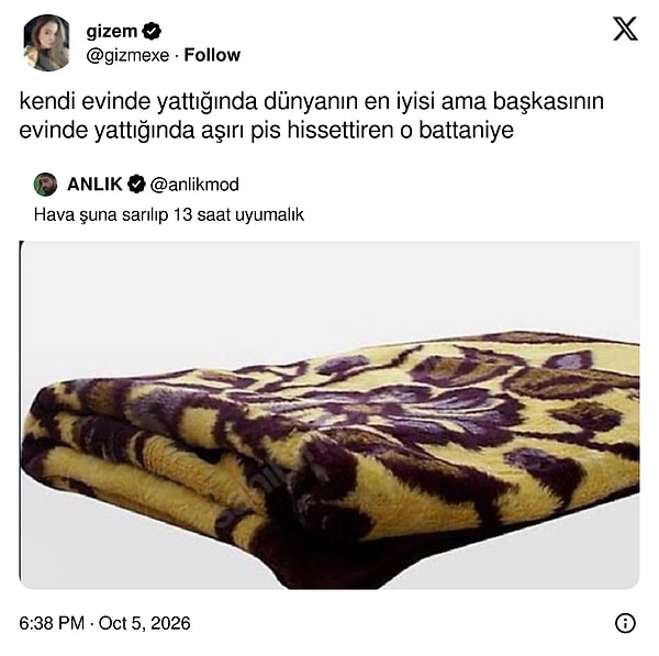 Kendi evinde cennet, başkasının evinde başka bir his