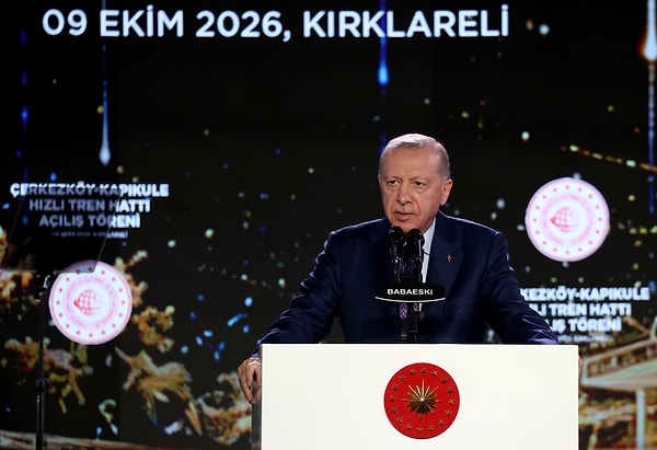 Cumhurbaşkanı Erdoğan Açıkladı: Halkalı-Kapıkule arası 4 saatten 1.5 saate düşecek.