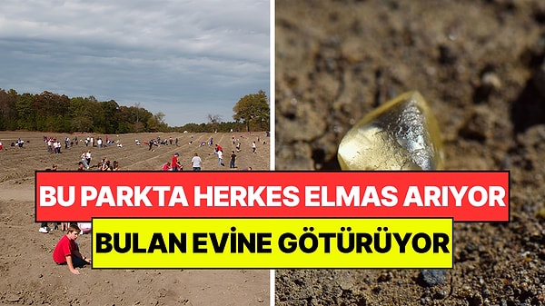 Bu Parkta Herkes Elmas Arıyor: Bulan Evine Götürüyor