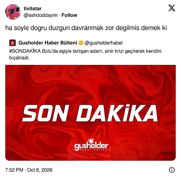 İnsan kendini bilir.