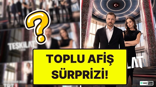 Teşkilat'ın 2. afişinde tüm kadro tek karede