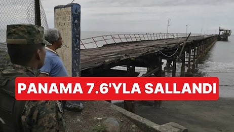 Panama'da Güçlü Deprem: Panama 7.6'yla Salalndı Dokuz Ülke İçin Olası Tsunami Uyarısı Yapıldı