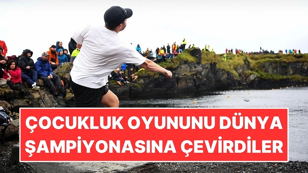 Çocukluk Oyununu Dünya Şampiyonasına Çevirdiler: Taş Sektirmek İçin Yarışıyorlar