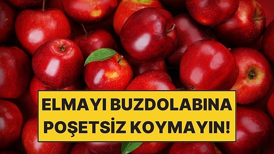 Elmayı Buzdolabına Poşetsiz Koymayın: Kış Boyunca Saklamanın Doğru Yolu