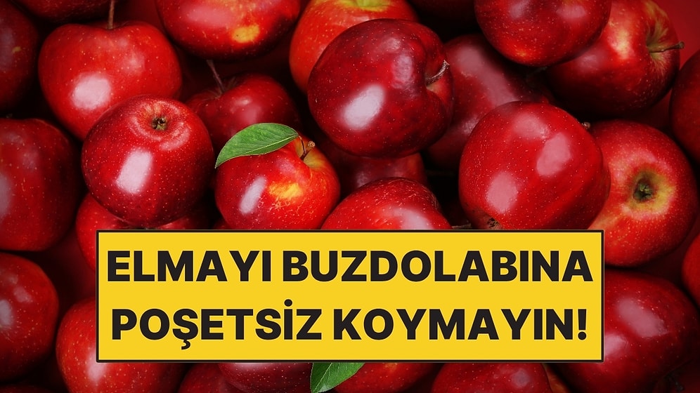 Elmayı Buzdolabına Poşetsiz Koymayın: Kış Boyunca Saklamanın Doğru Yolu
