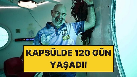 Denizin Altındaki Kapsülde 120 Gün Yaşadı