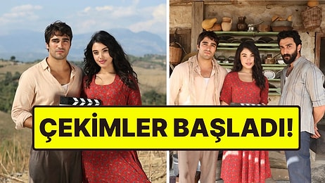 Yeni Dizi Susuz Yaz Sete Çıktı, Başrollerden İlk Kareler Geldi