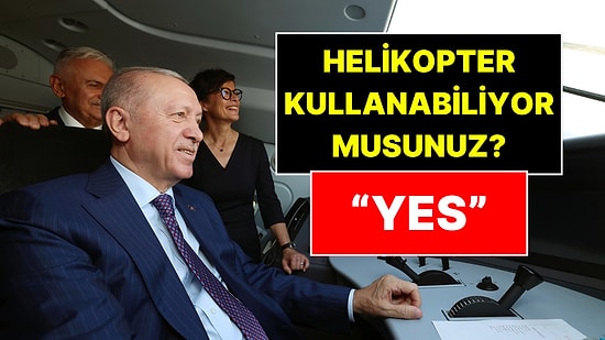 "Helikopter de Kullanabiliyor musunuz?" Sorusuna Cumhurbaşkanı Erdoğan'dan Tek Kelimelik Yanıt: "YES"
