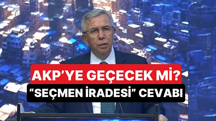 ABB'den Mansur Yavaş'ın AKP'ye Katılacağı İddialarına Yanıt: "Seçmen İradesine Sadakat..."