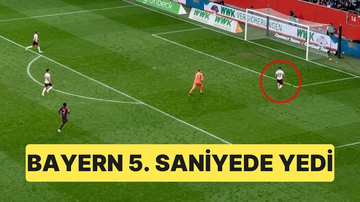 Bayern Münih Augsburg Deplasmanında 5. Saniyede Gol Yedi: Neuer'in Hatası Şaşırttı