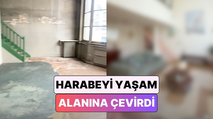 Bir İçerik Üreticisi Paris'teki Harap Bir Loft'un Gün Batımına Bakan Yenilenmiş Halini Paylaştı