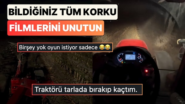 Konya'da Gece Karanlığında Tarla Süren Bir Çiftçi Duyduğu Ürkütücü Sesi Paylaştı