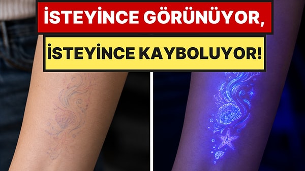 Dövmeler Artık İstenildiğinde Görünmez Olabilecek