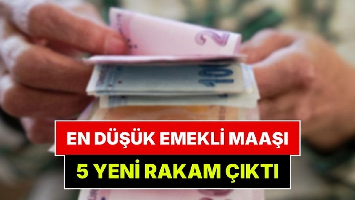 En Düşük Emekli Maaşında 5 Senaryo Masada