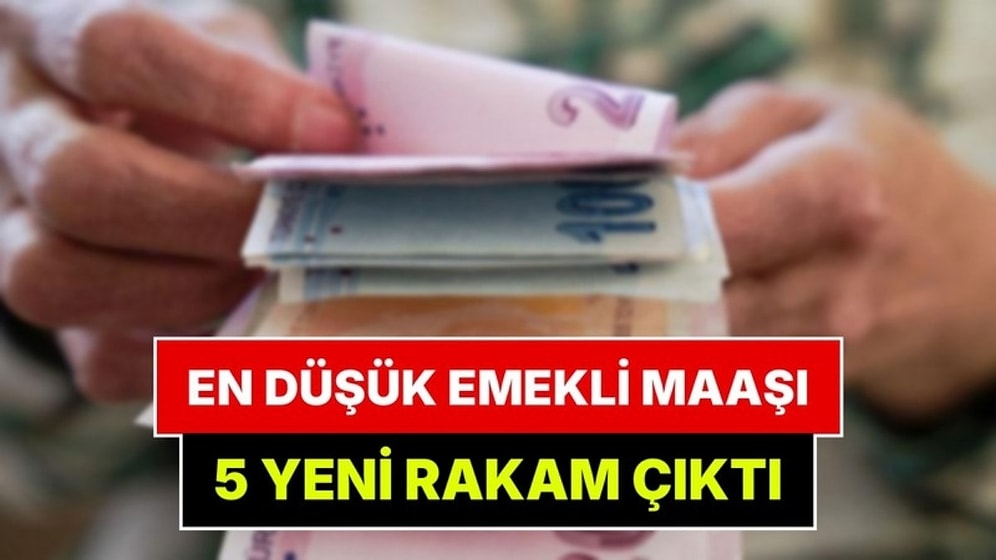 En Düşük Emekli Maaşında 5 Senaryo Masada