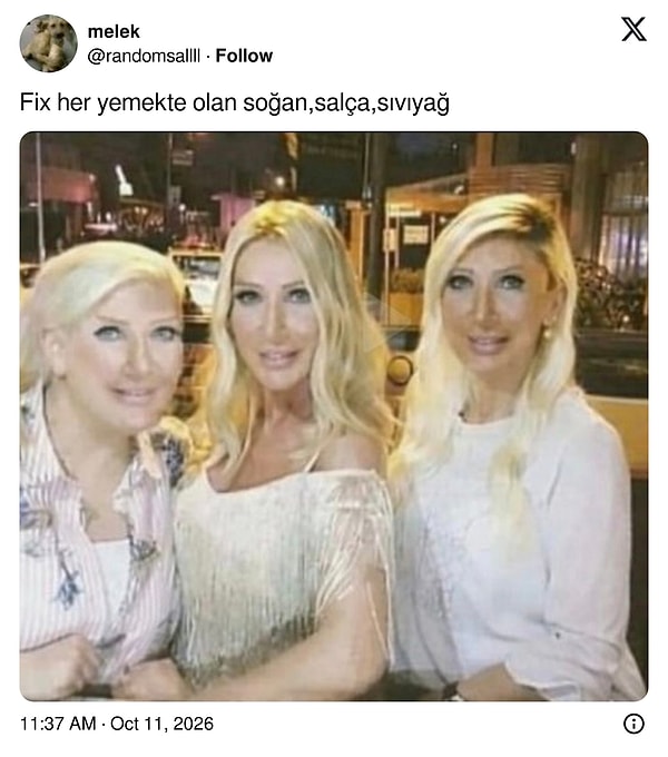 Tarif tutmuş.