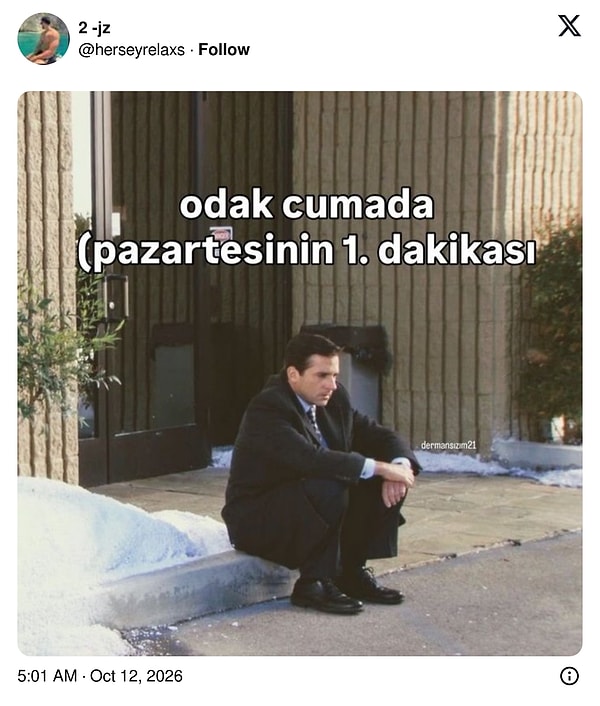 Pazartesi başladı...