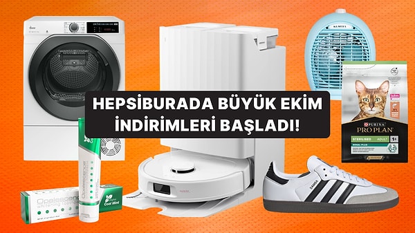 Hepsiburada Büyük Ekim İndirimleri Başladı!