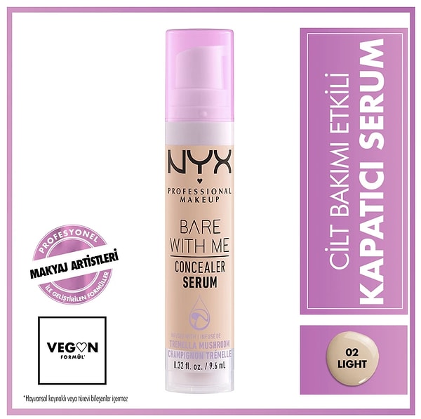 NYX Professional Makeup Bare With Me kapatıcı serum Premium ile net 1.024,99 TL!