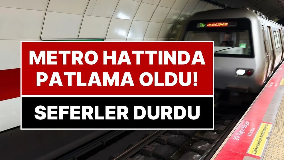 İstanbul'da Patlama: Üsküdar-Sultanbeyli Metro Hattı'nda Kablolar Patladı