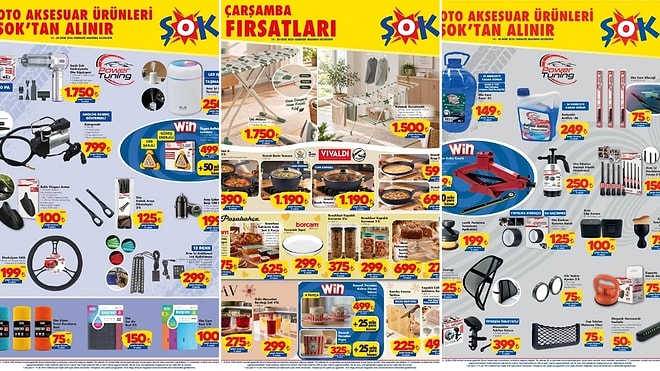 ŞOK'a Oto Ürünleri Geliyor! 14 Ekim 2026 ŞOK Aktüel Ürünler Kataloğu