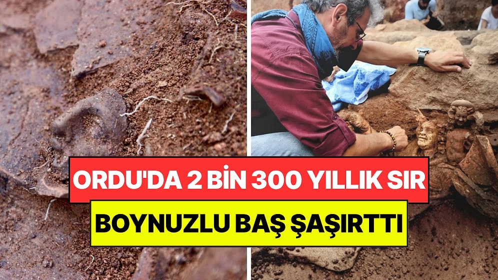 Ordu'daki 2 Bin 300 Yıllık Kalede Dionysos'un İzleri Bulundu: Boynuzlu Heykel Şaşırttı