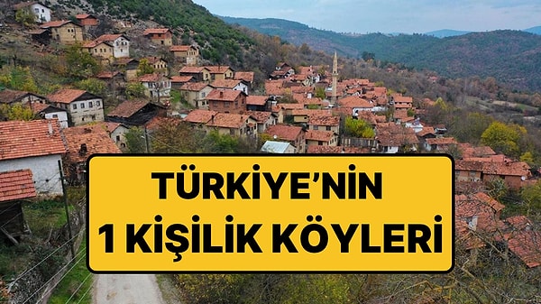 Türkiye'de Resmi Nüfusu 1 Olan Kimsesiz Köyler