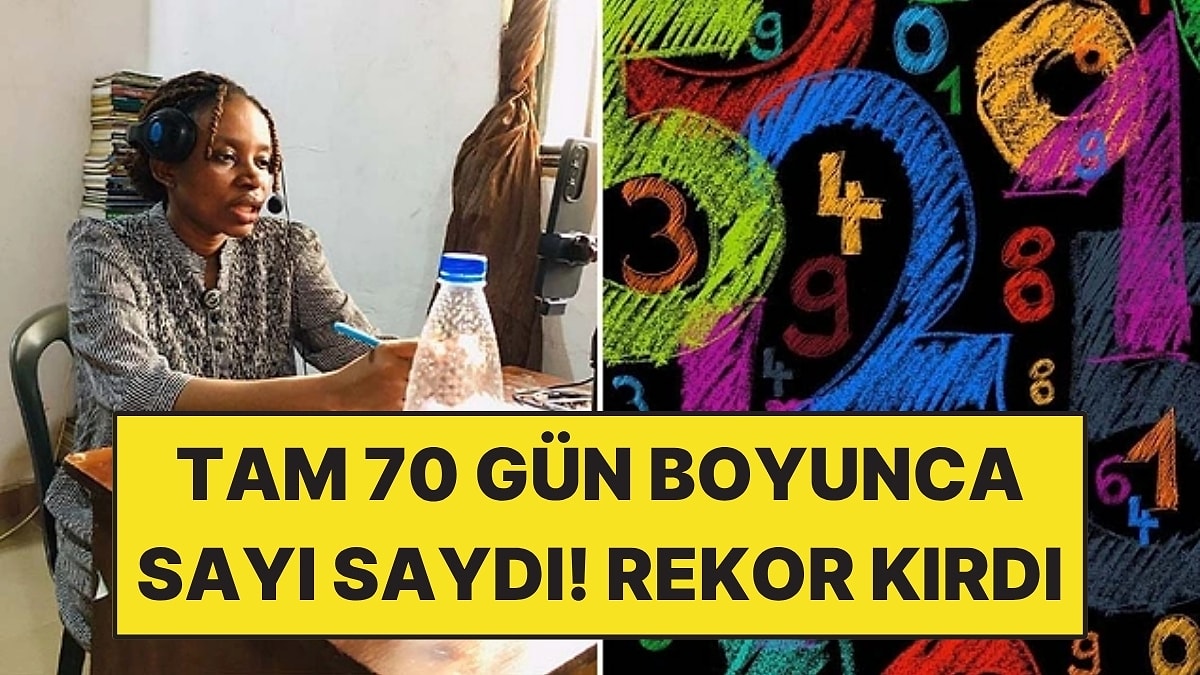 Tam 70 Gün Boyunca Sayı Saydı: 1 Milyon 70 Bine Ulaşınca Rekor Kırdı