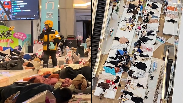 Yarışmacılar yatakta istediklerini yapabiliyor ama kalkamıyordu.