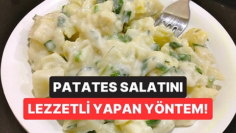 Patates Salatasını Doyurucu Yapan Yöntem: İçine 1 Su Bardağı Eklemek Yeterli