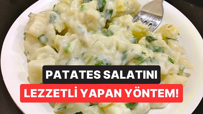 Patates Salatasını Doyurucu Yapan Yöntem: İçine 1 Su Bardağı Eklemek Yeterli