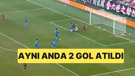 Çin 2. Lig'de Sahaya İkinci Top Girdi, Pozisyon Sonucunda İki Top da Ağlara Gitti