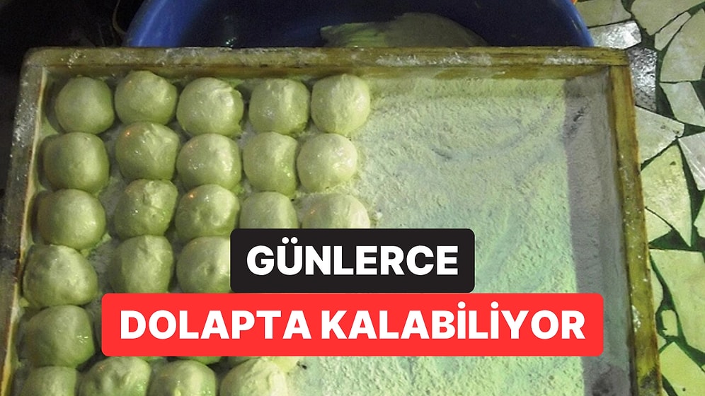 Un, Su ve Tuzdan Yapılan Kuru Yufka Buzdolabı Olmadan Uzun Süre Dayanıyor