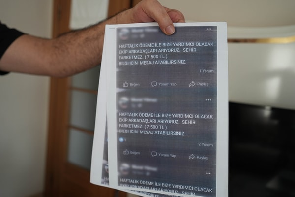 Borçları yüzünden e-ticaret işi vaat eden kişilere hesaplarını teslim etti