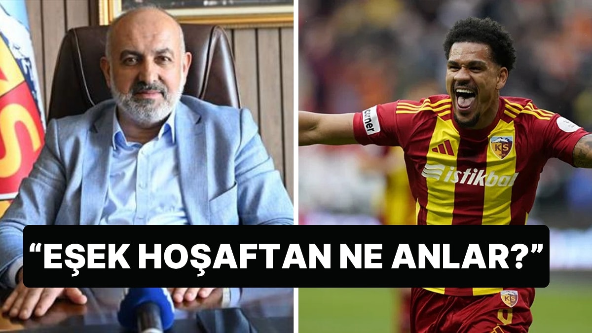 Kayserispor Başkanı Ali Çamlı'dan German Onugkha'ya Sert Yanıt, "Dövmediği Oyuncu Kalmamış"