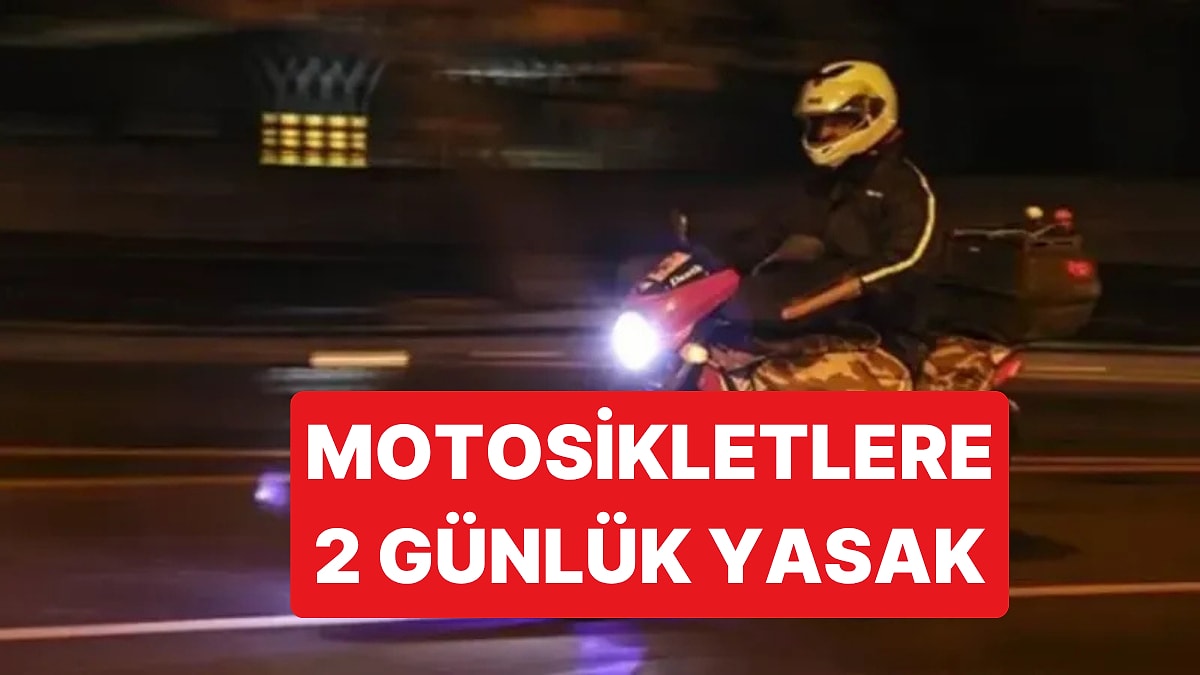 Kocaeli'de Motosiklet, Scooter ve Motokuryelerin Trafiğe Çıkışı 2 Gün Yasaklandı
