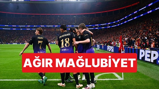 Galatasaray Evinde Barcelona Karşısında Ağır Mağlubiyet Aldı: 1-4
