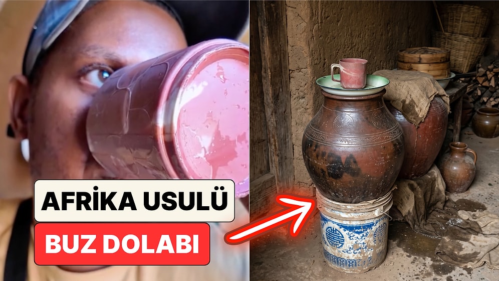 Bir Afrikalı, Ülkesinde İçme Suyunu Toprak Küp ve Islak Kumla Nasıl Soğuttuklarını Gösterdi