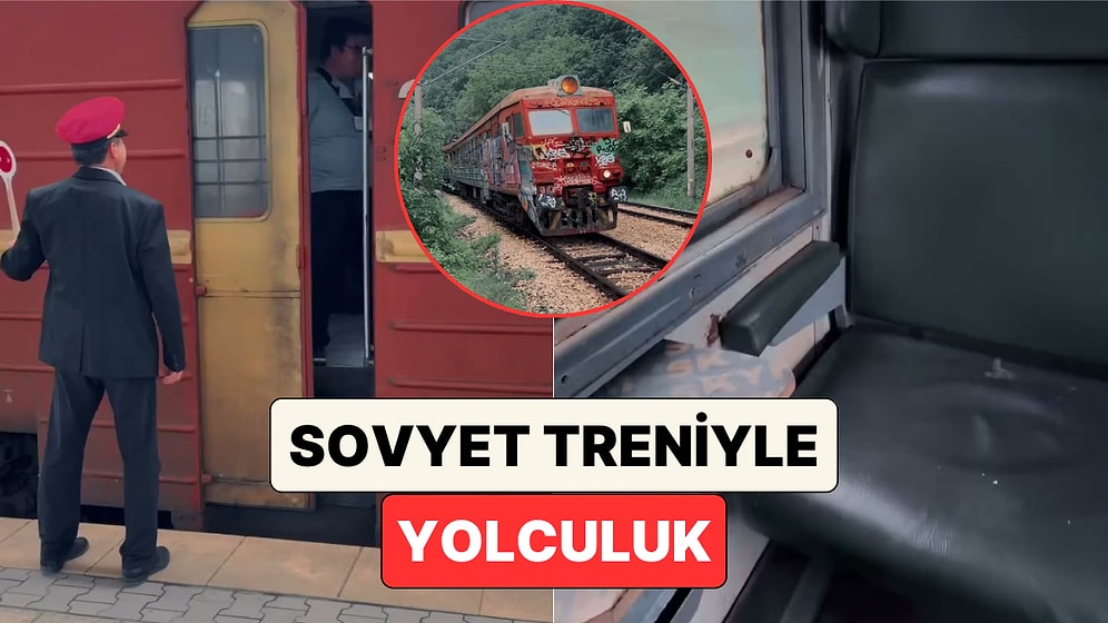 Bir İçerik Üreticisi Bulgaristan'da Emekliye Ayrılan Sovyet Treniyle Yaptığı Yolculuğu Paylaştı