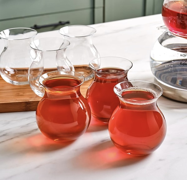 Karaca Refikadan Tatlıcan 6'lı çay bardağı seti %20 indirimle 499,98 TL yerine net 399,98 TL!