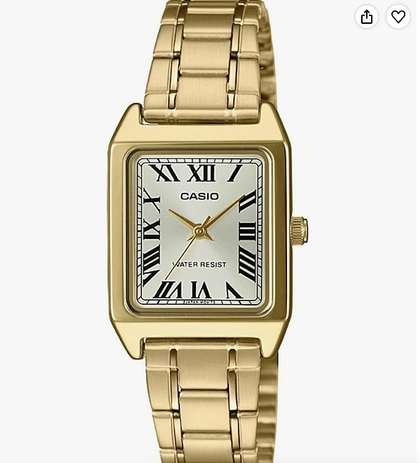 Casio LTP-V007G altın sarısı kadın kol saati ile bileğinde güçlü ve asil bir duruş!
