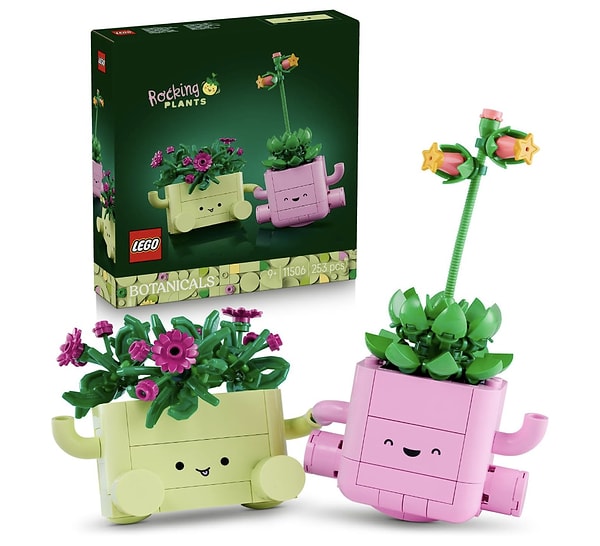 LEGO Botanicals Sallanan Bitkiler yapım seti ile kendi kabuğuna çekilip odaklanacağı yaratıcı anlar!